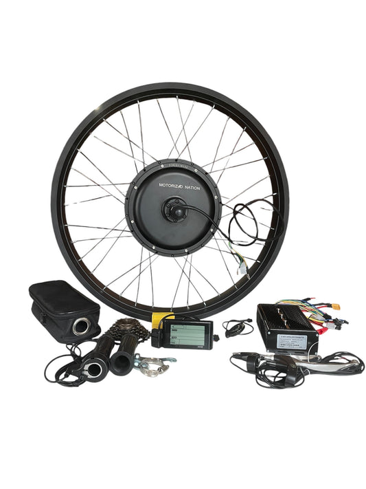 26'' x 4'' 2000w Fat Rear Wheel Kit (170mm or 190mm Dropout)