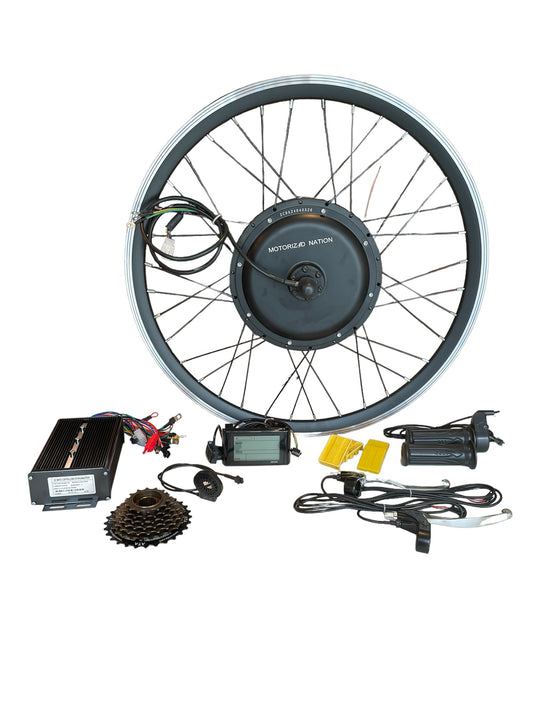 26", 27.5", 29", or 700c  2000w Rear wheel kit